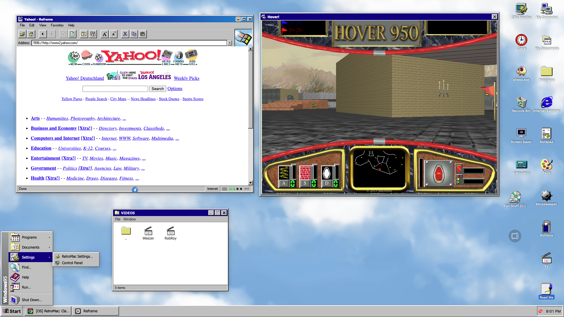 Windows 95 turns 31 and RetroMac 2.7 brings back the Fun Stuff folder